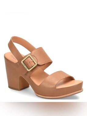 Kork-Ease San Carlos Brown Leather Platform Sandal 9
